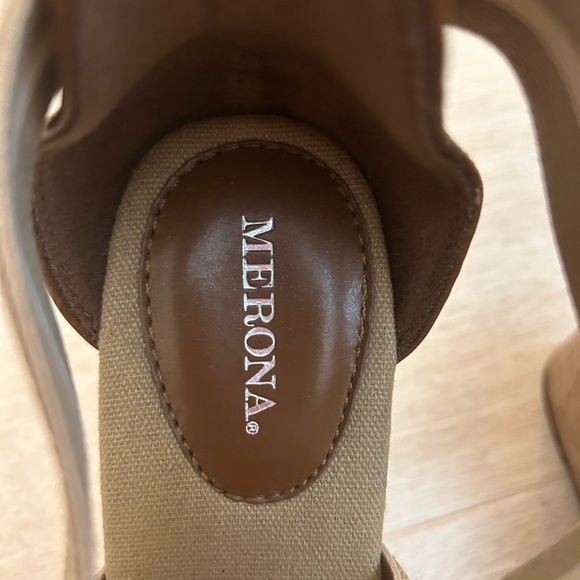 MERONA Strappy Wedge Sandals - Picture 4 of 5
